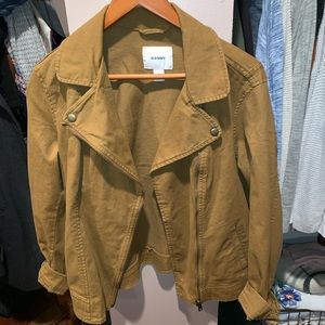 Twill Moto Jacket